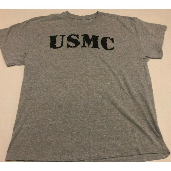 2 Vintage Marine Corp T Shirt Mens XL USMC BO'S PLATOON CAMO CODE 5 100% COTTON - Picture 2 of 11